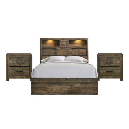 Picket House Furnishings - Beckett Queen Bookcase 3PC Bedroom Set - BY520QBNS2 view 1