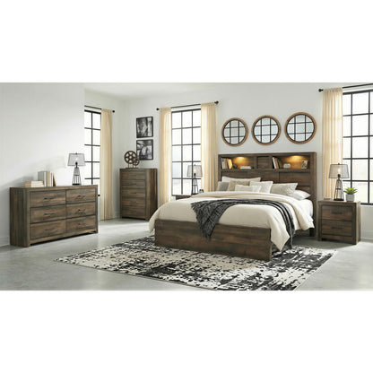 Picket House Furnishings - Beckett Queen Bookcase 5PC Bedroom Set - BY520QBNSDRC view 2