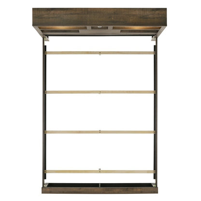 Picket House Furnishings - Beckett Queen Bookcase Panel 3PC Bedroom Set with Bluetooth - BY520QB3PC veiw 6