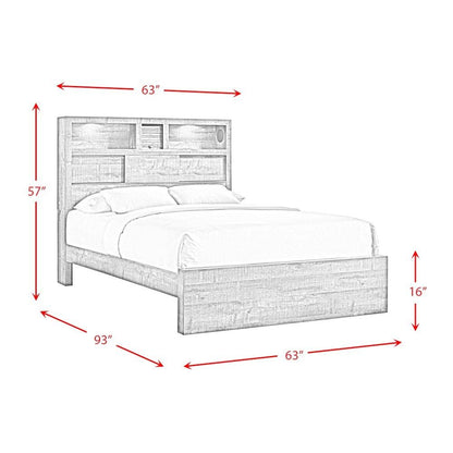 Picket House Furnishings - Beckett Queen Bookcase Panel Bed with Bluetooth - BY520QB veiw 13