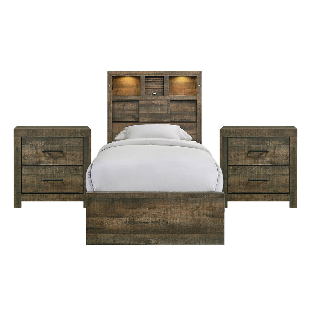 Picket House Furnishings - Beckett Twin Bookcase 3PC Bedroom Set - BY520TBNS2 view 1