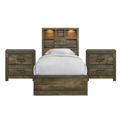 Picket House Furnishings - Beckett Twin Bookcase 3PC Bedroom Set - BY520TBNS2 view 1