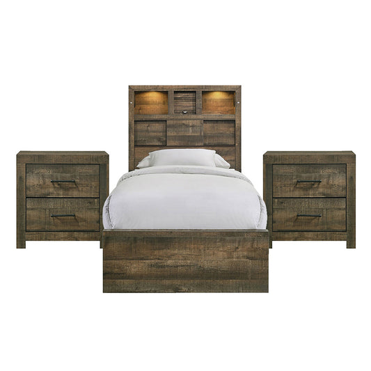 Picket House Furnishings - Beckett Twin Bookcase 3PC Bedroom Set - BY520TBNS2 view 1