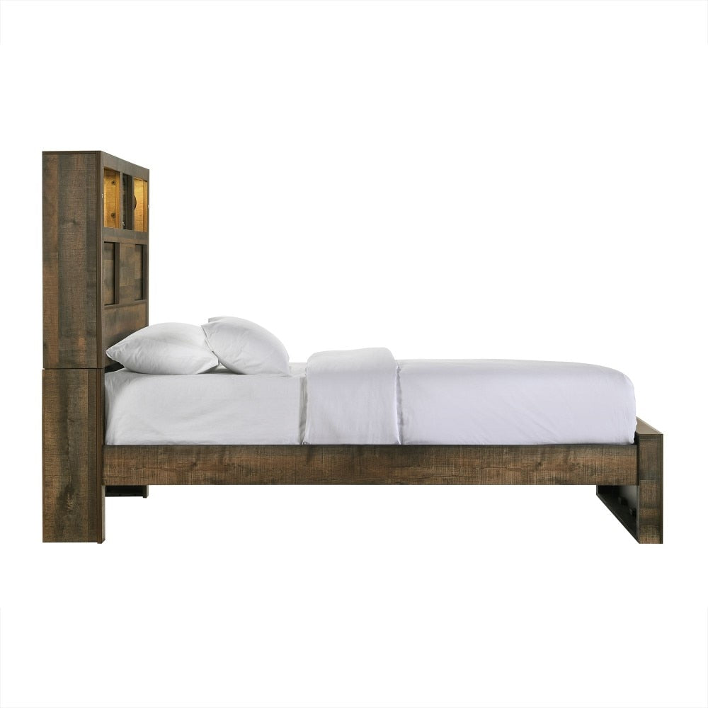 Picket House Furnishings - Beckett Twin Bookcase Panel Bed with Bluetooth - BY520TB veiw 3