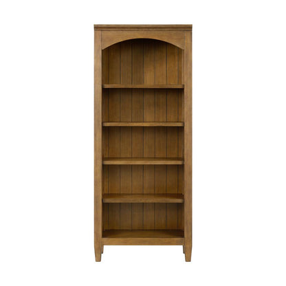 Picket House Furnishings - Beth Open Bookcase in Brown Oak - H-15970-6-BC1 veiw 2