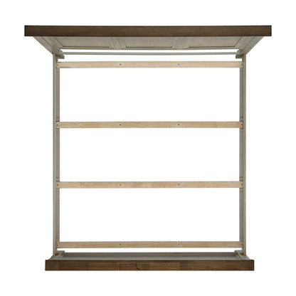 Picket House Furnishings - Bloomfield King 3PC Bedroom Set in Medium Brown and Washed Stone - B-9890-7-KB-NS2 view 9