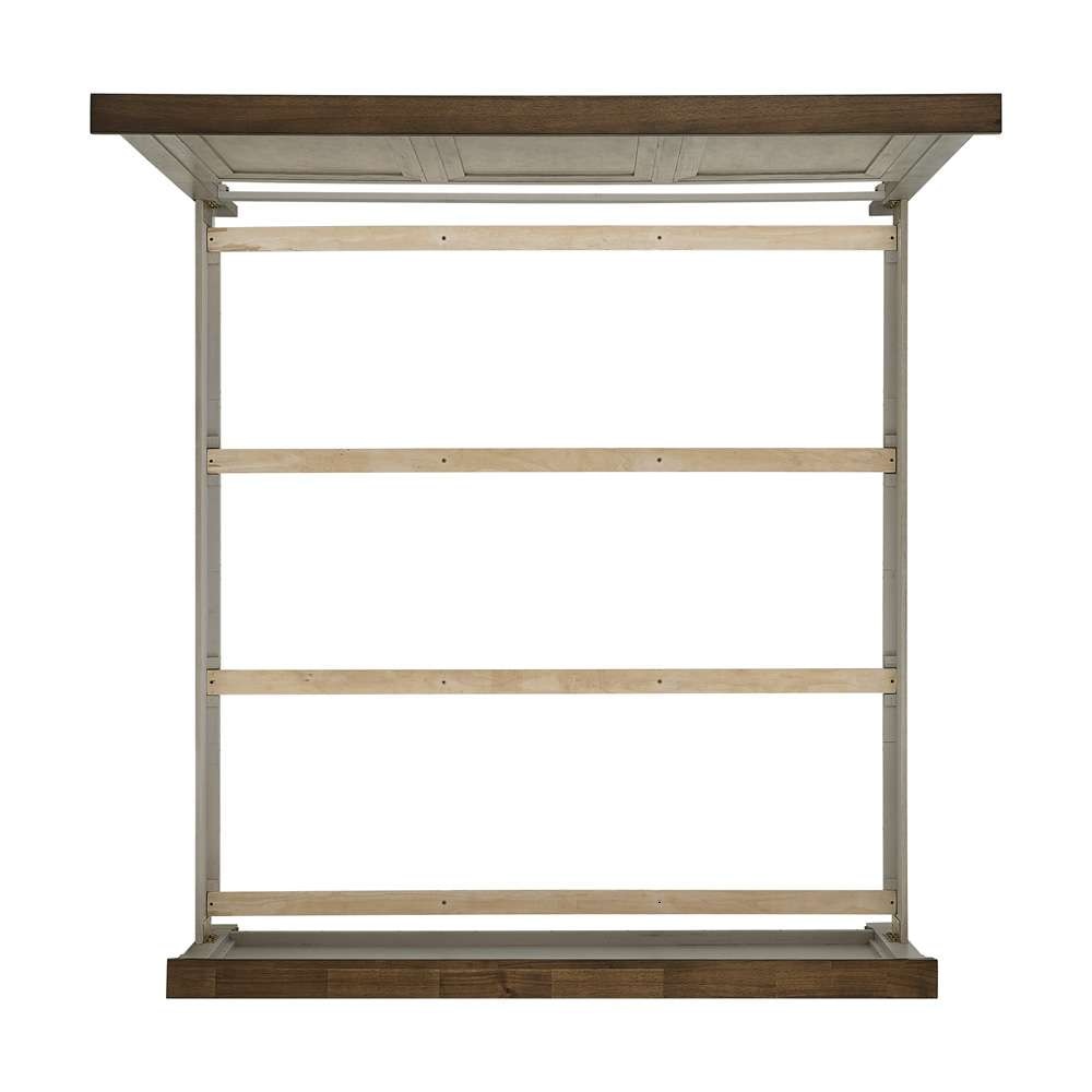 Picket House Furnishings - Bloomfield King Panel Bed in Medium Brown and Washed Stone - B-9890-7-KB veiw 3