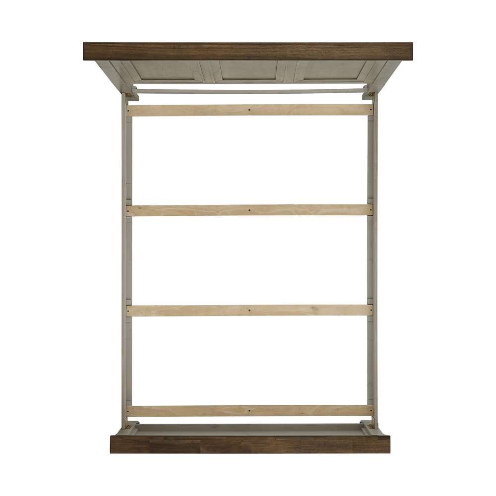 Picket House Furnishings - Bloomfield Queen Panel Bed in Medium Brown and Washed Stone - B-9890-7-QB veiw 3