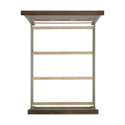 Picket House Furnishings - Bloomfield Queen Panel Bed in Medium Brown and Washed Stone - B-9890-7-QB veiw 3