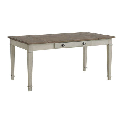 Picket House Furnishings - Bloomfield Rectangular Dining Table in Medium Brown and Washed Stone - D-9890-7-DT veiw 1
