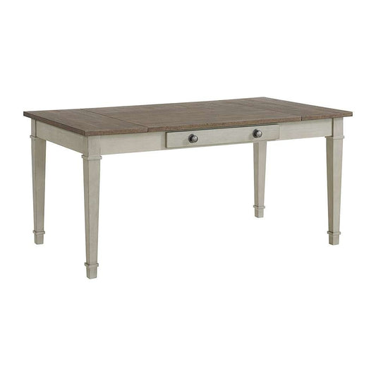 Picket House Furnishings - Bloomfield Rectangular Dining Table in Medium Brown and Washed Stone - D-9890-7-DT veiw 1