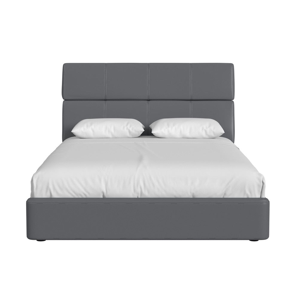 Picket House Furnishings - Booker Full Bed in Grey PU - UB-12820-3-FBB veiw 2