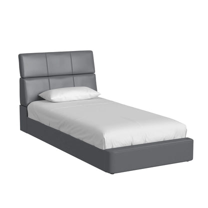 Picket House Furnishings - Booker Twin Bed in Grey PU - UB-12820-3-TBB veiw 1