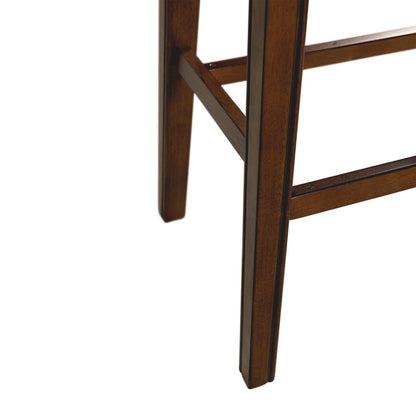 Picket House Furnishings - Bowen 30in Backless Bar Stool in Brown - LFS100BSTDB veiw 7