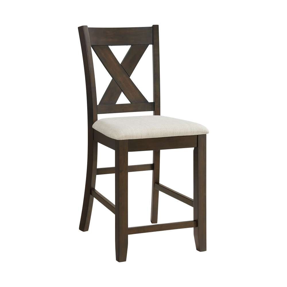 Picket House Furnishings - Brooke 60in7PC Counter Set in Espresso - D-530-C7PC veiw 3