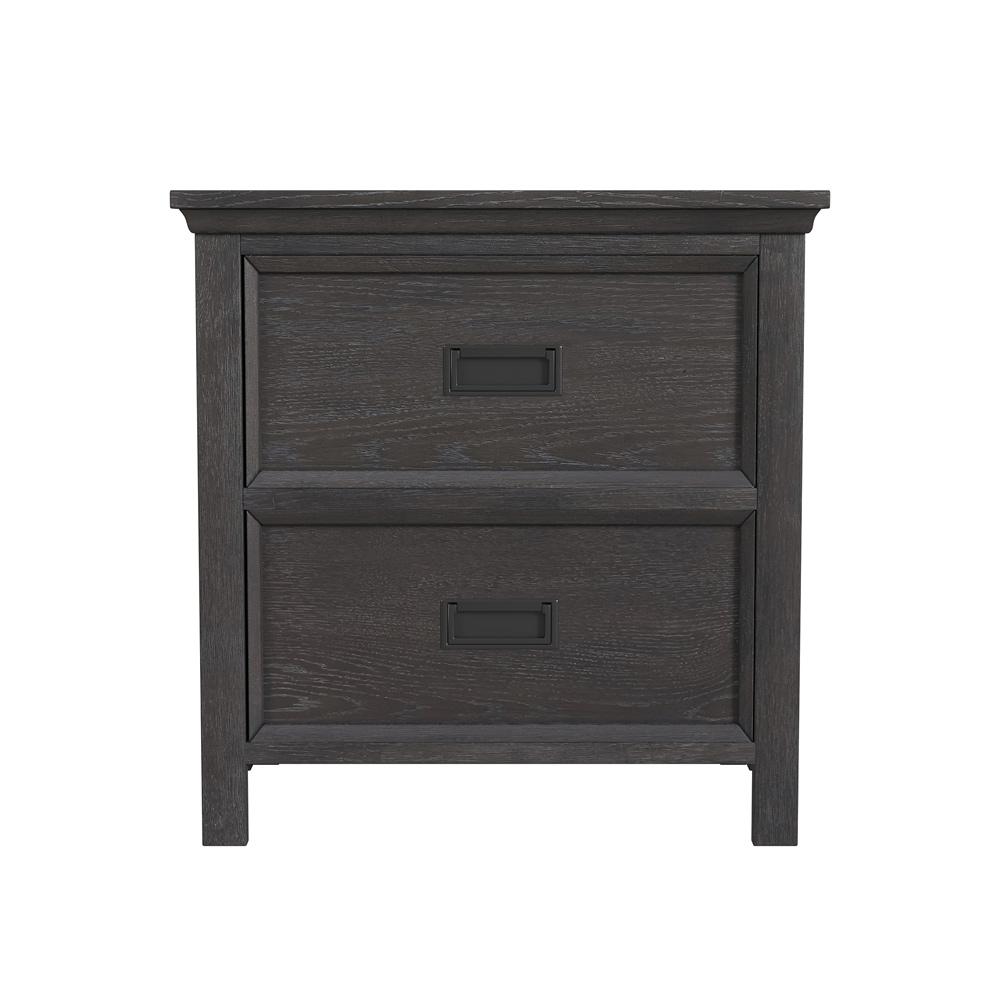 Picket House Furnishings - Brooklyn Kids 2-Drawer Nightstand with USB in Charcoal - Y-15760-8-NS veiw 2