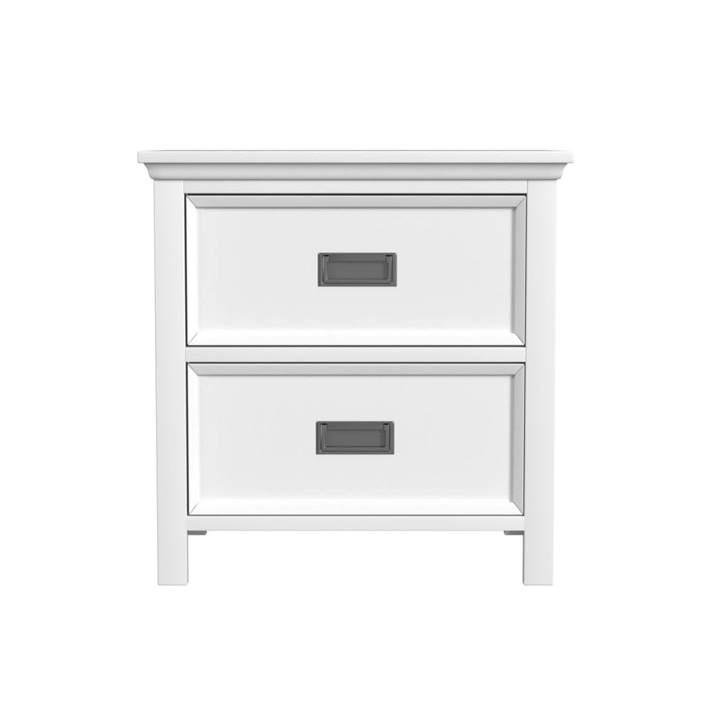 Picket House Furnishings - Brooklyn Kids 2-Drawer Nightstand with USB in White - Y-15760-7-NS veiw 2