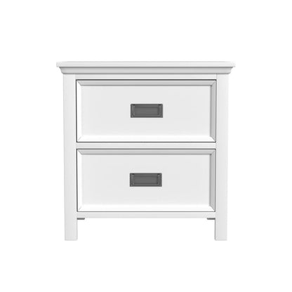 Picket House Furnishings - Brooklyn Kids 2-Drawer Nightstand with USB in White - Y-15760-7-NS veiw 2