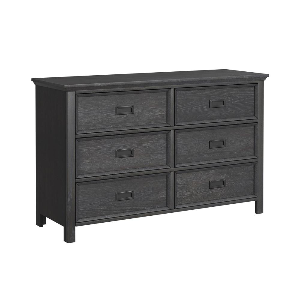 Picket House Furnishings - Brooklyn Kids 6-Drawer Dresser in Charcoal - Y-15760-8-DR veiw 1