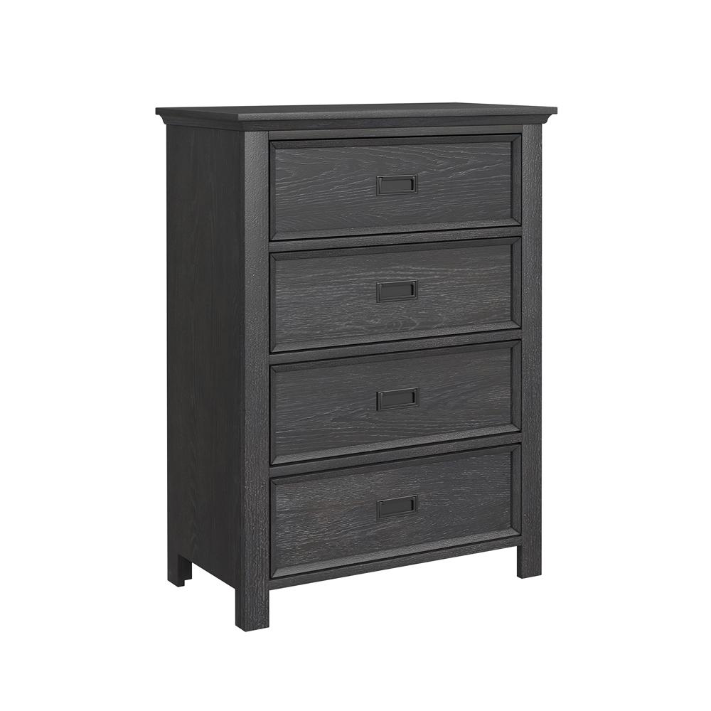 Picket House Furnishings - Brooklyn Kids Full Bookcase 5PC Bedroom Set in Charcoal - Y-15760-8-FB-5PC veiw 3