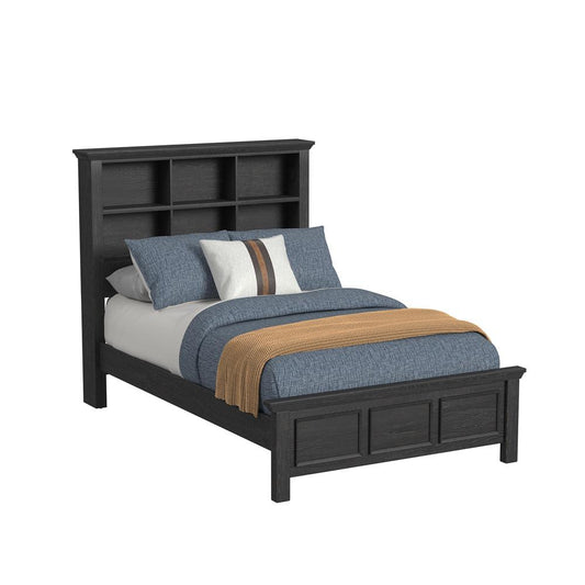 Picket House Furnishings - Brooklyn Kids Full Bookcase Bed in Charcoal - Y-15760-8-FB veiw 1