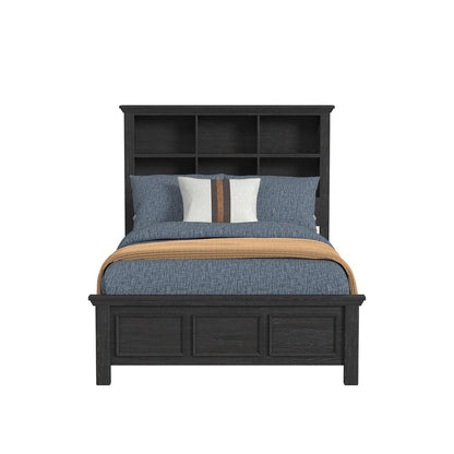 Picket House Furnishings - Brooklyn Kids Full Bookcase Bed in Charcoal - Y-15760-8-FB veiw 2