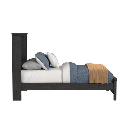 Picket House Furnishings - Brooklyn Kids Full Bookcase Bed in Charcoal - Y-15760-8-FB veiw 3