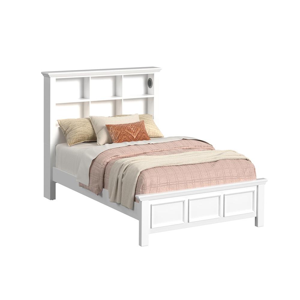 Picket House Furnishings - Brooklyn Kids Full Bookcase Bed in White - Y-15760-7-FB veiw 1