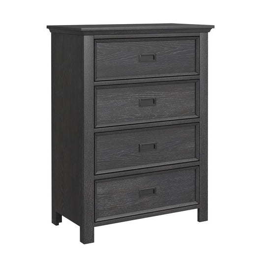 Picket House Furnishings - Brooklyn Kids Twin Bookcase 3PC Bedroom Set in Charcoal - Y-15760-8-TB-3PC veiw 2
