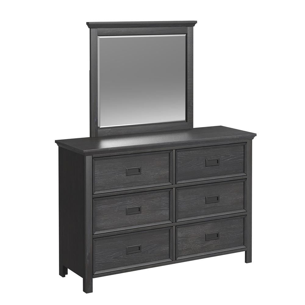 Picket House Furnishings - Brooklyn Kids Twin Bookcase 5PC Bedroom Set in Charcoal - Y-15760-8-TB-5PC veiw 2
