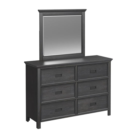 Picket House Furnishings - Brooklyn Kids Twin Bookcase 5PC Bedroom Set in Charcoal - Y-15760-8-TB-5PC veiw 2