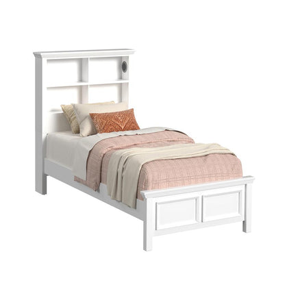 Picket House Furnishings - Brooklyn Kids Twin Bookcase Bed in White - Y-15760-7-TB veiw 1