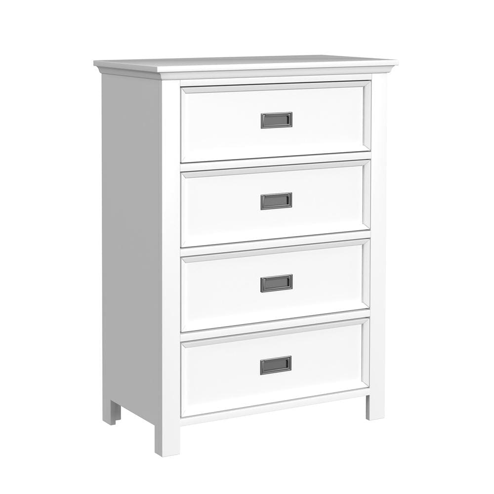 Picket House Furnishings - Brooklyn Kids Twin Loft with Ladder and Desk with Speaker 3PC Bedroom Set in White - Y-15760-7-L1-3PC veiw 3
