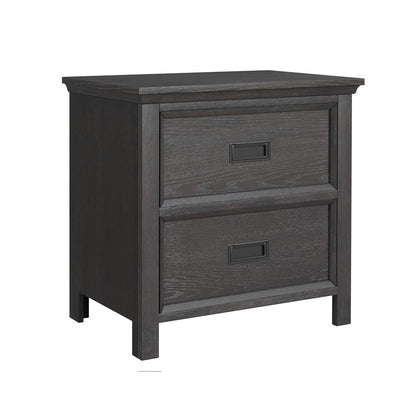 Picket House Furnishings - Brooklyn Kids Twin Loft with Ladder and Desk with Speaker 3PC Bedroom Set in Charcoal - Y-15760-8-L1-3PC veiw 3