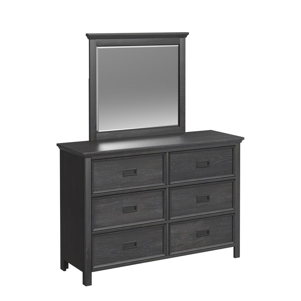 Picket House Furnishings - Brooklyn Kids Twin Loft with Ladder and Desk with Speaker 5PC Bedroom Set in Charcoal - Y-15760-8-L1-5PC veiw 2