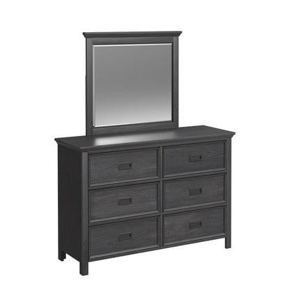 Picket House Furnishings - Brooklyn Kids Twin Loft with Ladder and Desk with Speaker 5PC Bedroom Set in Charcoal - Y-15760-8-L1-5PC veiw 2