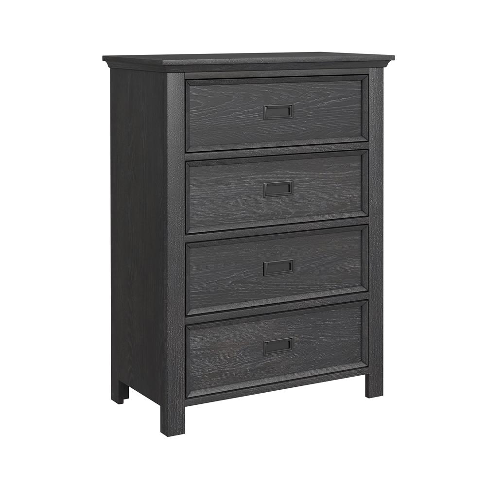 Picket House Furnishings - Brooklyn Kids Twin Loft with Staircase and Desk with Speaker 3PC Bedroom Set in Charcoal - Y-15760-8-L2-3PC veiw 2