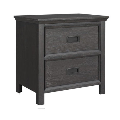 Picket House Furnishings - Brooklyn Kids Twin Loft with Staircase and Desk with Speaker 3PC Bedroom Set in Charcoal - Y-15760-8-L2-3PC veiw 3