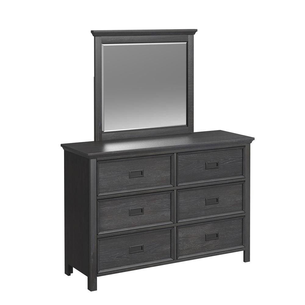 Picket House Furnishings - Brooklyn Kids Twin Loft with Staircase and Desk with Speaker 5PC Bedroom Set in Charcoal - Y-15760-8-L2-5PC veiw 2