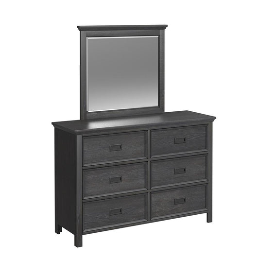 Picket House Furnishings - Brooklyn Kids Twin Loft with Staircase and Desk with Speaker 5PC Bedroom Set in Charcoal - Y-15760-8-L2-5PC veiw 2