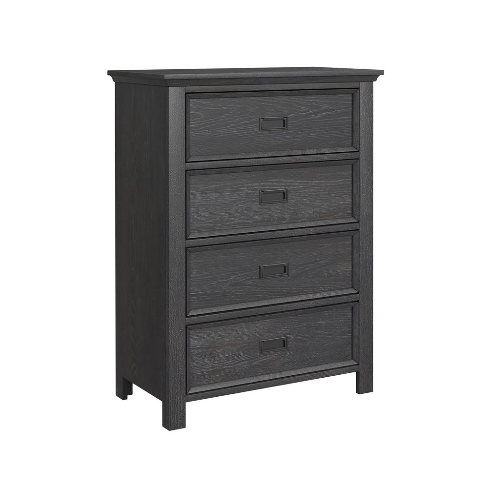 Picket House Furnishings - Brooklyn Kids Twin Loft with Staircase and Desk with Speaker 5PC Bedroom Set in Charcoal - Y-15760-8-L2-5PC veiw 3