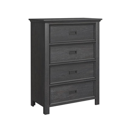 Picket House Furnishings - Brooklyn Kids Twin Loft with Staircase and Desk with Speaker 5PC Bedroom Set in Charcoal - Y-15760-8-L2-5PC veiw 3