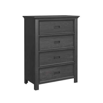 Picket House Furnishings - Brooklyn Kids Twin Over Full Bunk with Ladder 5PC Bedroom Set in Charcoal - Y-15760-8-B4-5PC veiw 3