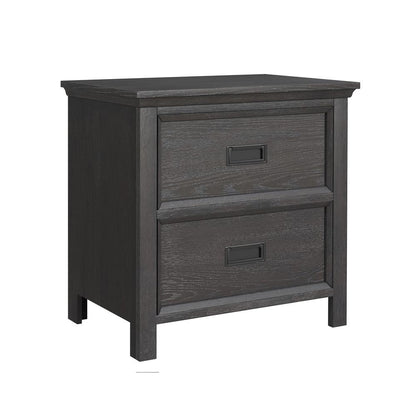 Picket House Furnishings - Brooklyn Kids Twin Over Full Bunk with Staircase and Trundle 3PC Bedroom Set in Charcoal - Y-15760-8-B6-3PC veiw 3