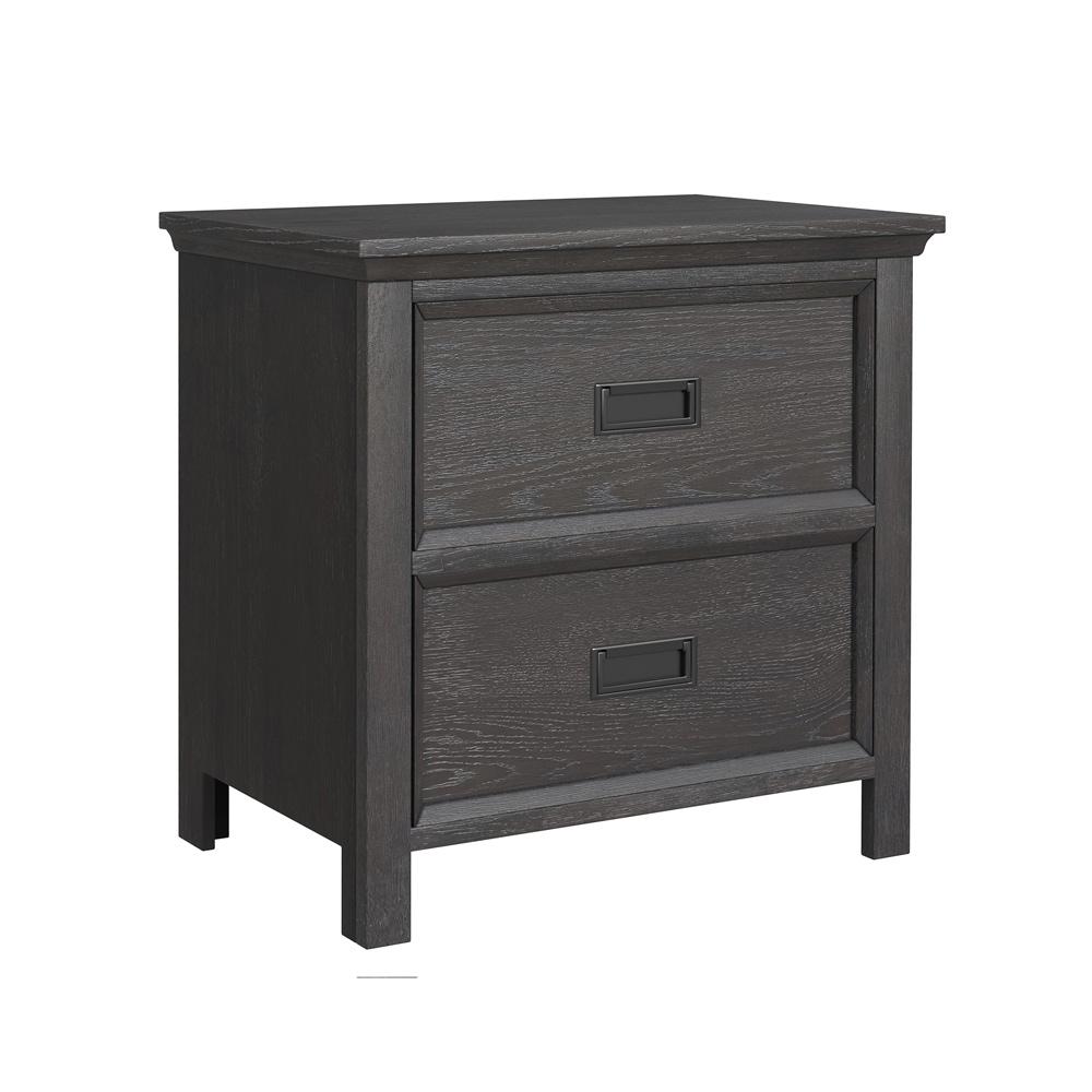 Picket House Furnishings - Brooklyn Kids Twin Over Twin Bunk with Ladder 3PC Bedroom Set in Charcoal - Y-15760-8-B1-3PC veiw 3