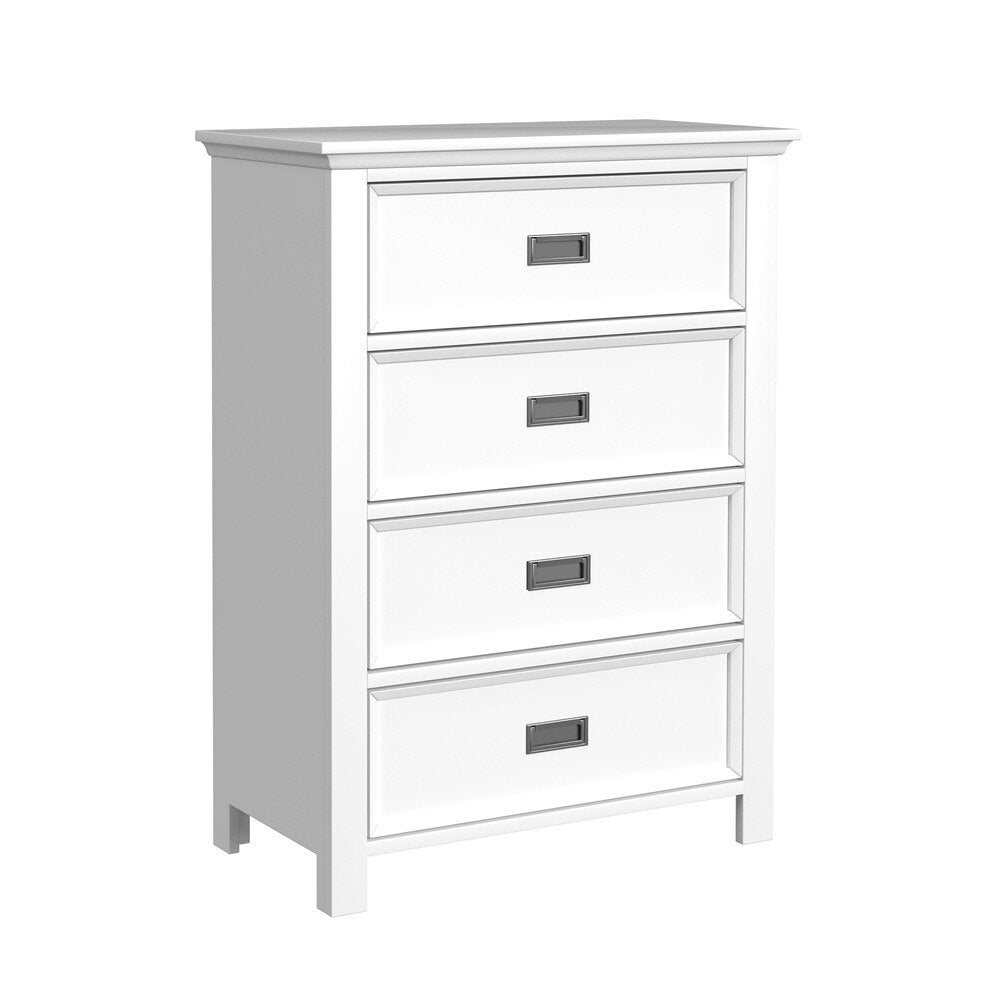 Picket House Furnishings - Brooklyn Kids Twin Over Twin Bunk with Ladder 3PC Bedroom Set in White - Y-15760-7-B1-3PC veiw 2