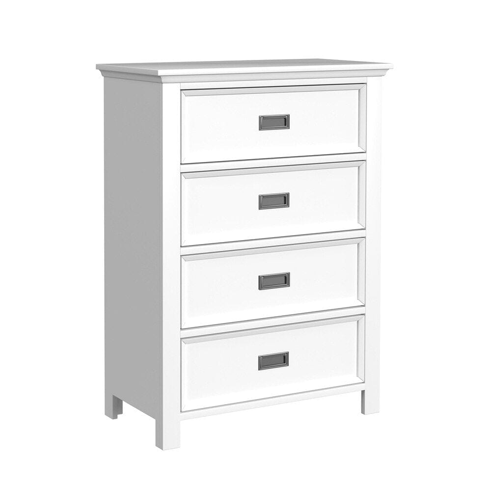 Picket House Furnishings - Brooklyn Kids Twin Over Twin Bunk with Ladder 5PC Bedroom Set in White - Y-15760-7-B1-5PC veiw 3
