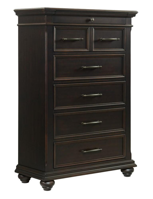 Picket House Furnishings - Brooks 6-Drawer Chest in Black - SR800CH veiw 1