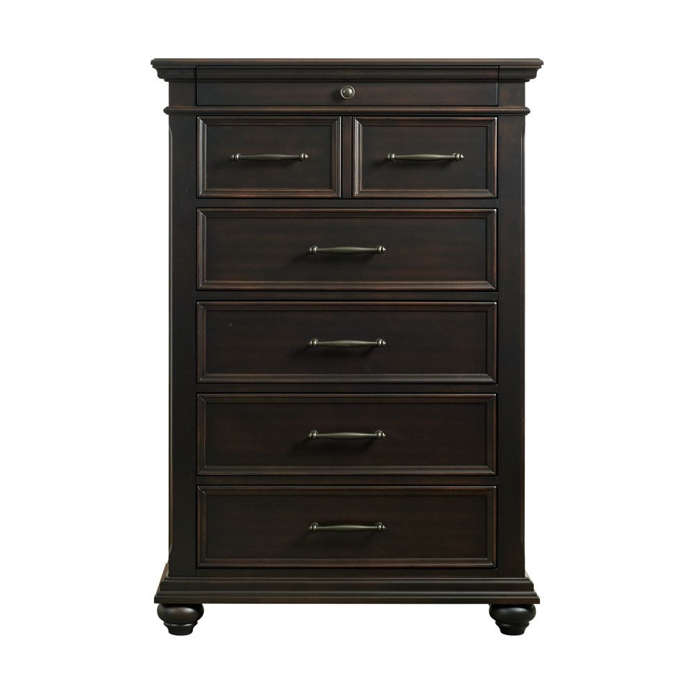 Picket House Furnishings - Brooks 6-Drawer Chest in Black - SR800CH veiw 2