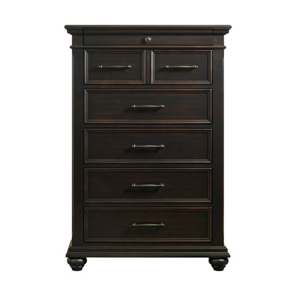 Picket House Furnishings - Brooks 6-Drawer Chest in Black - SR800CH veiw 2